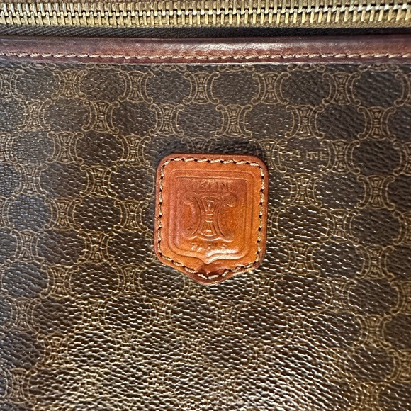 ‼️Final Sale‼️Celine Leather and Canvas Clutch/ Wristlet GUC - Picture 2 of 16